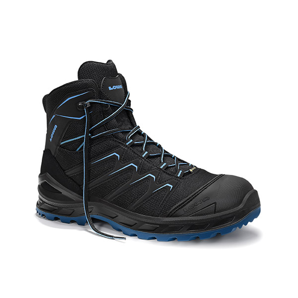 LOWA Larrox Work GTX Black Low Scarpe Antinfortunistiche S3: Puntale Acciaio, Membrana Gore-Tex, Isolate Dal Freddo, Tessuto Idrofobizzato